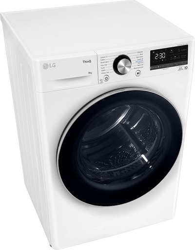 Tharëse rrobash LG Eco Hybrid Dual Inverter RH90V9AV2N, 9kg, pompë nxehtësie, e bardhë