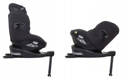 Седиште за автомобил Joie i-Spin 360 E, вртење 360°, ISOFIX, црно