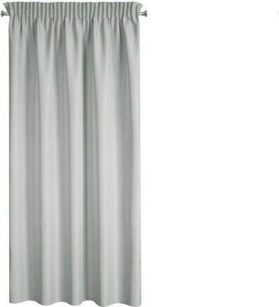 Perde Eurofirany Drape 372681, poliester, mat, gri çeliku