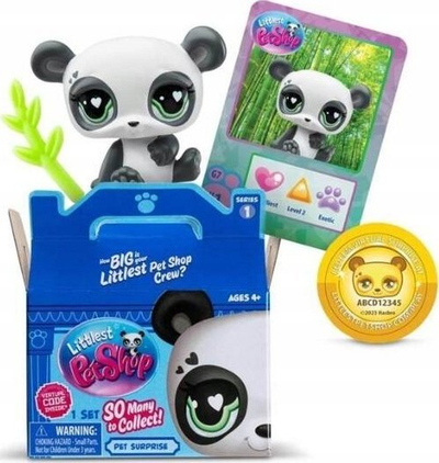 Lodër figurë Hasbro Littlest Pet Shop Gen 7 Pet Surprise Singles, figurë koleksionuese LPS, për kalamaj, shumëngjyrëshe