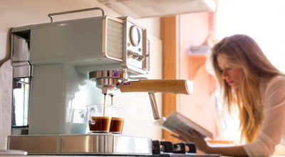 Ekspres kafeje Cecotec Power Espresso 20 Tradizionale Light, 1350W, 20 bar, blu