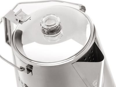 Ibrik perkolator Petromax, inoks, 2.1L, ngjyrë argjendi