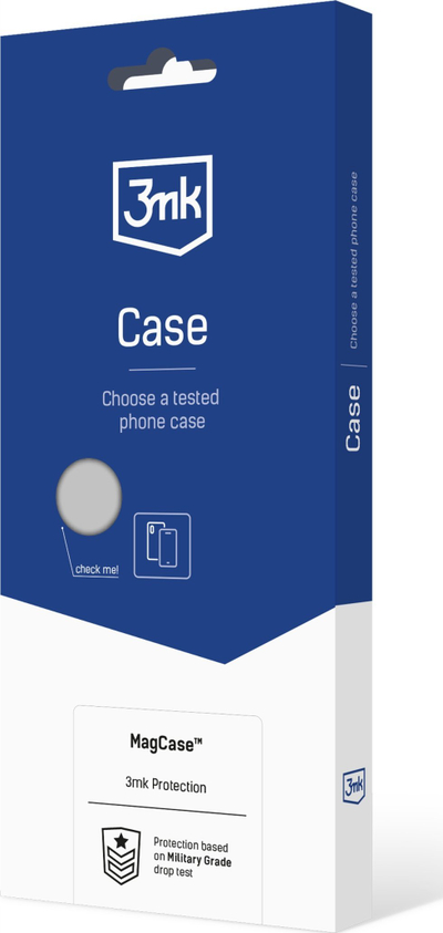 Mbështjellës telefoni 3mk MagCase për iPhone SE 4, transparent, kompatibil me MagSafe
