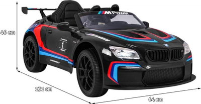 Makine elektrike për kalamaj BMW M6 GT3, 12V, me pult, e zezë