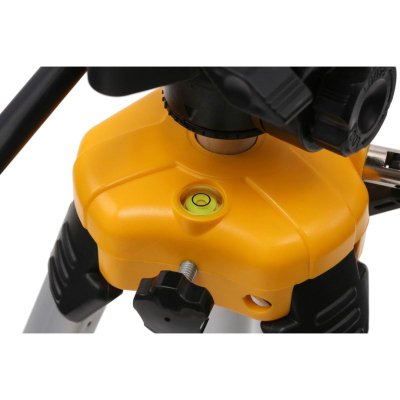 Tripod teleskopik Dewalt DE0881T, filetë 1/4", 0.75-1.84 m, argjend i verdhë