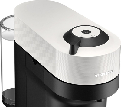 Makina kafeje me kapsula Krups Nespresso Vertuo Pop XN9201, 1500W, rezervuar uji kompakt, e bardhë