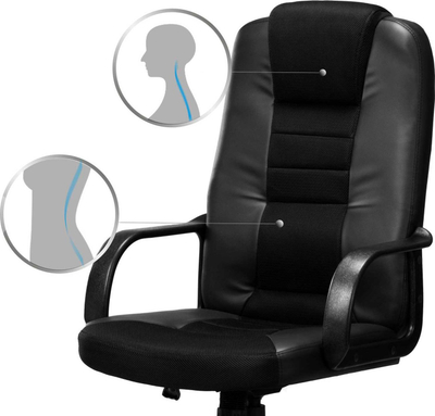 Karrige zyre Sofotel 518B, ergonomike, shpinore rrjete, e zezë