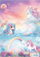 Etiketa për libra HERMA VARIO Happy Unicorns, letër, shumëngjyrëshe