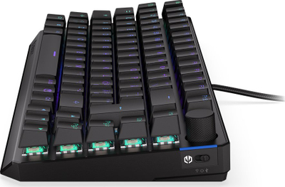 Tastierë gaming Endorfy Thock 75% Wireless, mekanike Kailh Black Box, RGB, e zezë