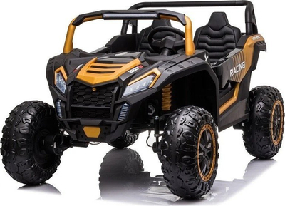 Makinë elektrike për fëmijë Buggy ATV Racing 2-seater, 24V, 4x4, ngjyrë ari