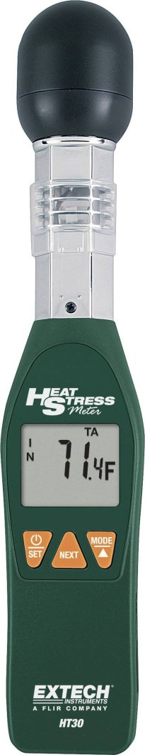 Matës temperature Extech HT30, 0 80°C, matje lagështie, jeshil