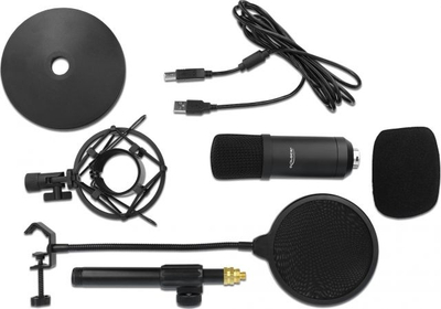 Mikrofon DeLOCK 66882, kondensator, USB, i zi