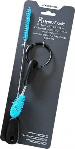 Set pastrimi Hydro Flask Straw Cleaning Set, furça për pipëza, pastrues për kapakë