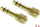 Adapter audio Delock 65983, Jack 3.5mm në 6.3mm, i artë