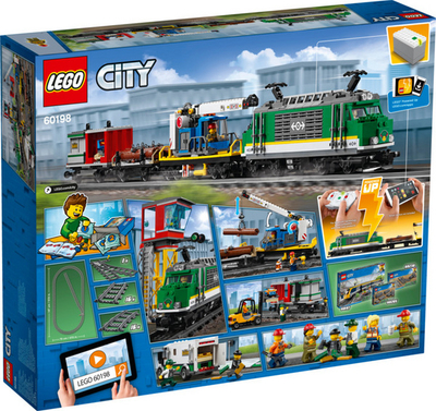 Set figurash LEGO City 60198 Freight Train