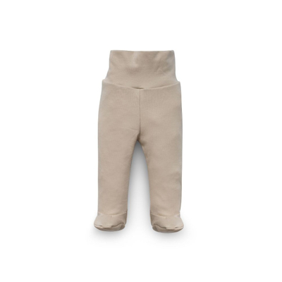 Hlaçe për bebe Kenguru Gold Hazelnut, pambuk organik, masa 50-56, ngjyrë bezhë