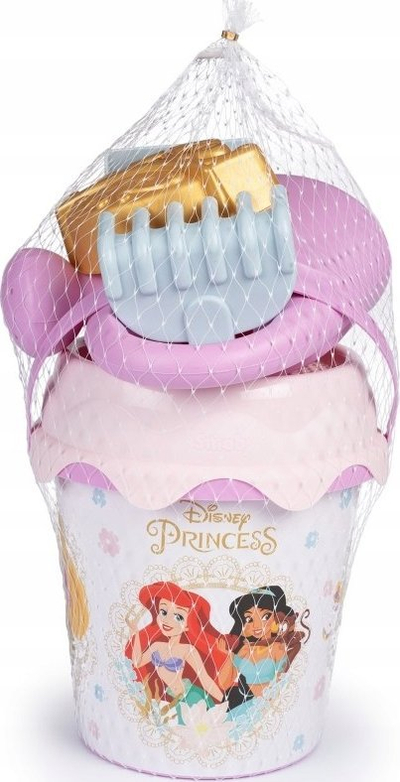 Set lodrash rëre Smoby Disney Princess, kovë me aksesorë, shumëngjyrëshe