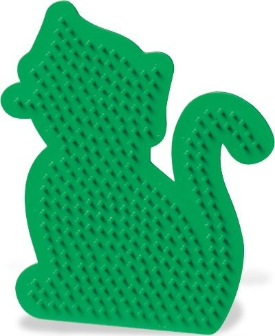Set kreativ me rruaza SES Creative Pegboard Cat, në formë maceje, shumëngjyrësh