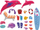 Set lojrash Mattel MEGA Barbie Color Reveal Dolphin Exploration, efekt ndërrimi ngjyre, me delfinë, shumëngjyrësh