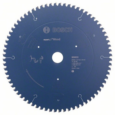 Teh sharre rrethore për dru Bosch Expert 305 x 30 x 2.4 mm 72 dhëmbë (2608642531)