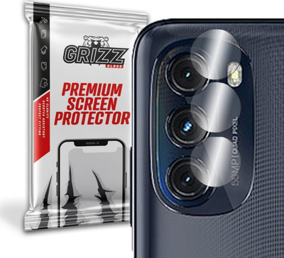 Mbrojtëse xhami për kamera GrizzGlass Motorola Moto G 2022, set 2 copë, transparente
