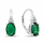 Set bizhuteri për femra Brilio Silver SET293WG, vathë + varëse, i argjendtë