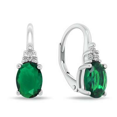 Set bizhuteri për femra Brilio Silver SET293WG, vathë + varëse, i argjendtë