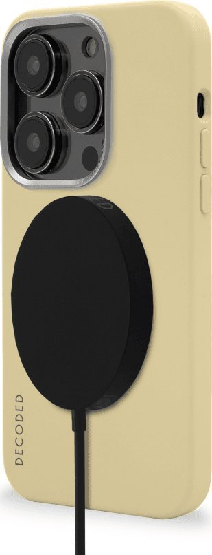 Mbulesë telefoni Decoded D23IPO14PBCS9SN për iPhone 14 Pro, me MagSafe, e verdhë