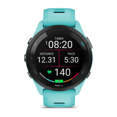 Orë sportive Garmin Forerunner 265, AMOLED, GPS, blu