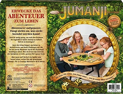 Lojë tavoline Spin Master Jumanji 6062309, familjare bashkëpunuese, 2-4 lojtarë, shumëngjyrëshe