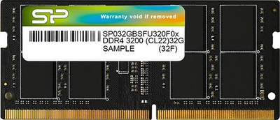 Memorie për laptop Silicon Power SODIMM (SP032GBSFU320X02), DDR4, 32 GB, 3200 MHz, CL22 