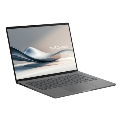 Laptop ASUS Zenbook A14, Snapdragon X Elite, 14", 16GB RAM, 512GB SSD, gri