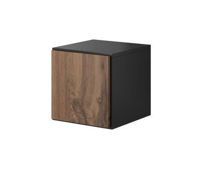 Komodë Bed Shelf RO5 ROCOR, 37 x 39 x 37 cm, dru lisi Wotan, antracit