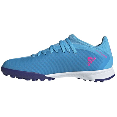Atlete futbolli Adidas X Ghosted .3 Junior Astro Turf, për kalamaj, për bar sintetik, blu