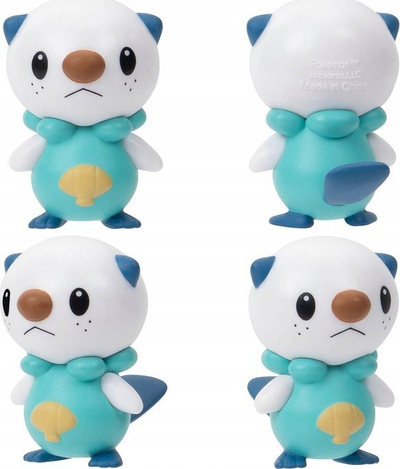 Set figurina Pokemon Jazwares Battle Figure W12, 8 copë, shumëngjyrëshe
