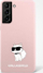 Mbështjellës telefoni Karl Lagerfeld Silicone Choupette KLHCS23LSNCHBCP për Samsung Galaxy S23 Ultra, hardcase, rozë