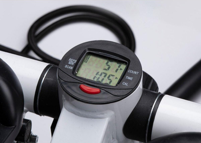 Stepper fitnesi Umbro Twisting, me litar rezistence, me numërues, gri
