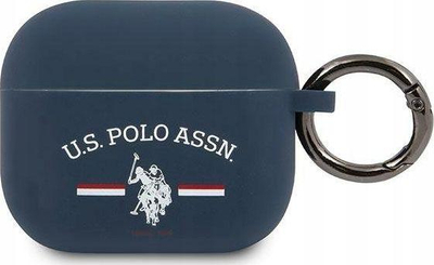 Kuti mbrojtëse U.S. Polo ASSN për AirPods 3, e kaltër e errët