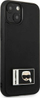 Futrollë telefoni Karl Lagerfeld Ikonik Patch për iPhone 13 6.1", hardcase, e zezë