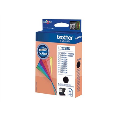 Kasetë boje Brother LC-223BK, 550 faqe, e zezë