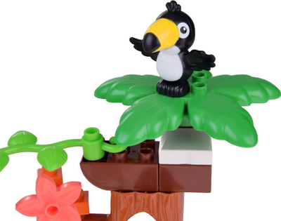 Set blloqesh ndërtimi Builder Jungle, 41 copa, plastike, shumëngjyrëshe
