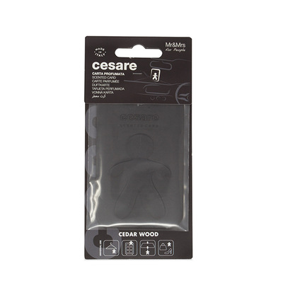 Aromë për veturë Cesare Cedar Wood, e zezë