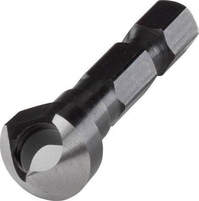 Freza fundosje Wolfcraft 4372000, 12 mm, bisht gjashtkëndsh 1/4", ngjyrë metalike