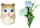 Kukull Leantoys Emily Doll, flokë të gjatë, fustan me lule, shumëngjyrëshe