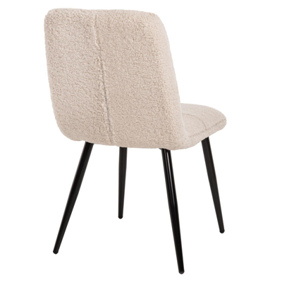 Karrige Shelly 48x64x87Hcm (HM8590.02), bardhë/ zezë