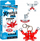 Set lodër DIY Alexander X-Press Me gaforre, varëse çelësash metal, 60 pjesë, e kuqe