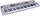 Keyboard muzikor për kalamaj MQ-824USB, 54 taste, me mikrofon, ngjyrë argjendtë