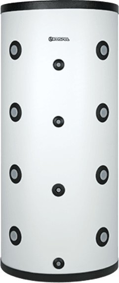 Бафер резервоар Kospel SV-300, 300L, со изолација, црн челик