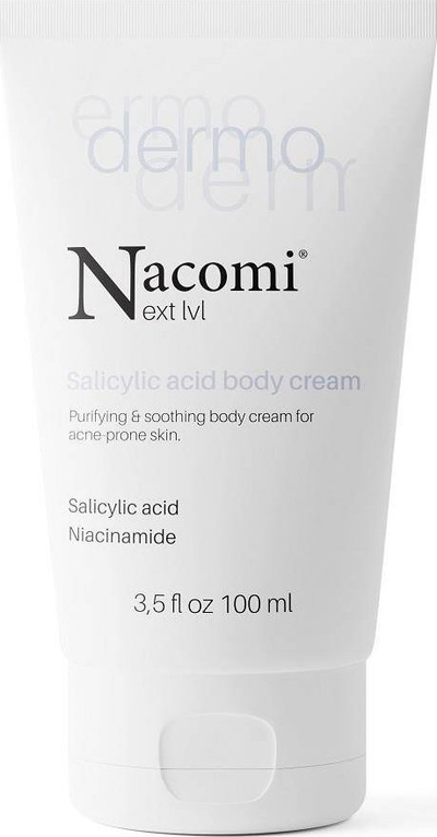 Krem trupi Nacomi Next Level Dermo, acid salicilik, niacinamidë, 150 ml
