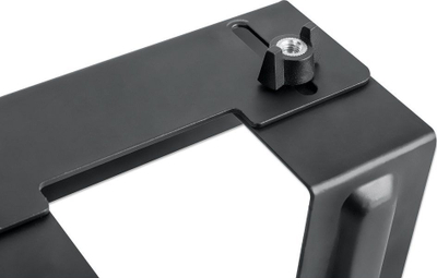 Mbajtëse muri Manhattan 462075 Computer Mount për mini PC dhe media box, metal, e zezë